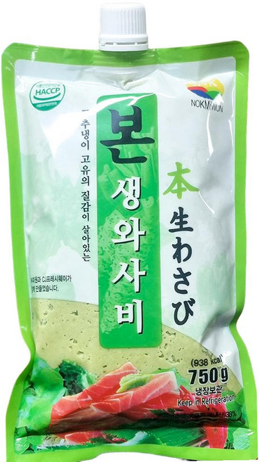 녹미원 본생 와사비 750g, 1개