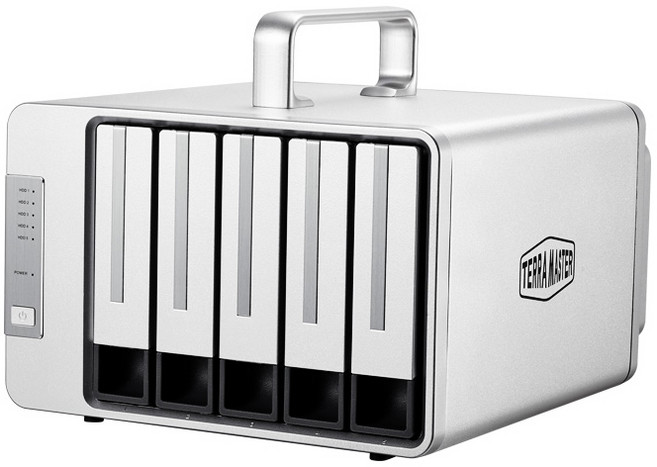 (정품)테라마스터 D5 Thunderbolt 3 5-Bay 썬더볼트3 RAID 외장스토리지, (디스크 미포함), 1개