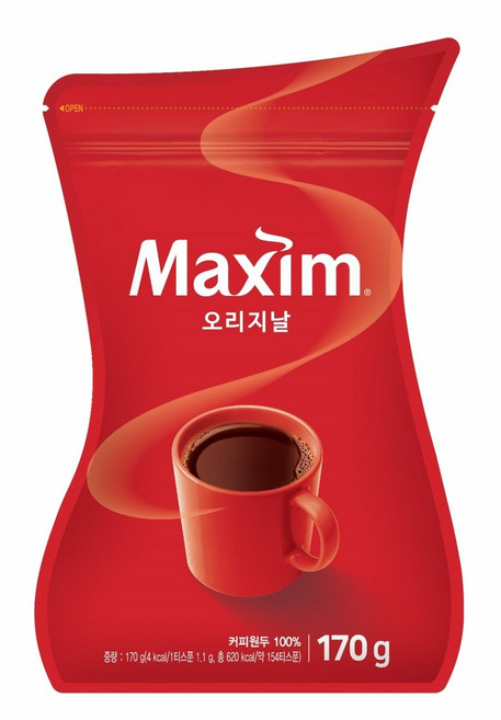 맥심 오리지날 리필용, 170g, 1개, 1개입