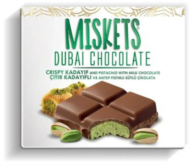 Miskets 초콜릿 미스켓 두바이 크리스피 카다이프와 피스타치오, 1