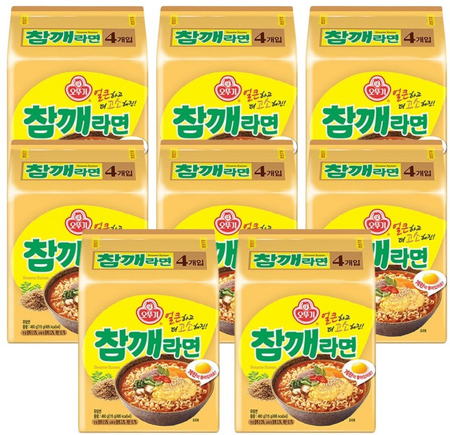 오뚜기 참깨라면 115g, 32개