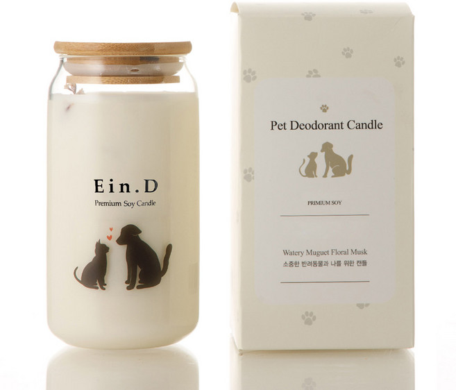 캔들백화점 강아지 고양이 반려동물 홈 천연 에센셜 아로마 리얼 펫 캔들 460g, 리얼 펫 캔들460g(워머전용)