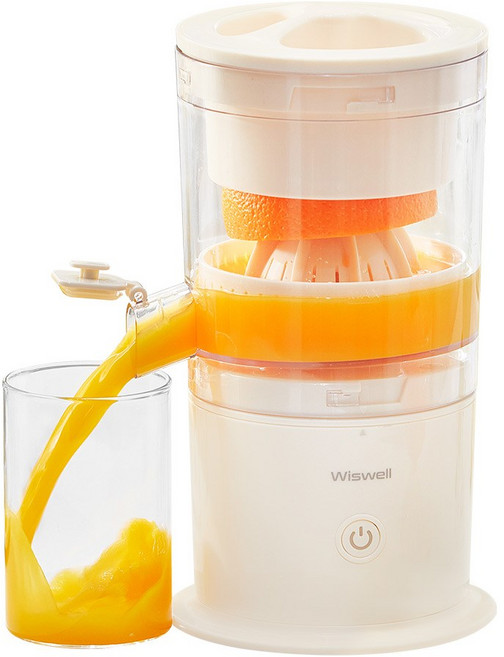 위즈웰 스퀴저 무선 착즙기, WJ220, 라이트아이보리(IVORY)