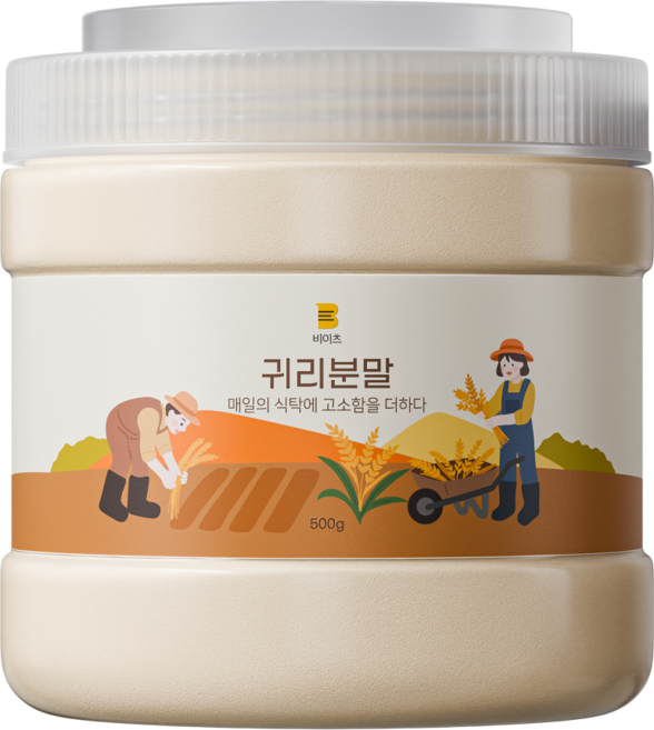 비이츠 볶은 귀리가루 쉐이크 선식 귀리 분말 오트밀 가루, 1개, 500g