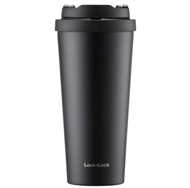 락앤락 데일리 원터치 클립 텀블러, 블랙, 550ml, 1개