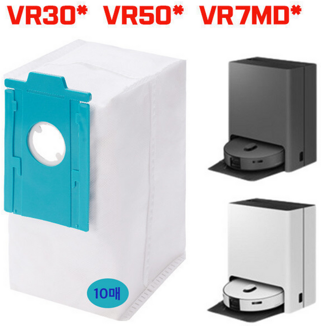 삼성 로봇청소기 비스포크 제트봇 AI 스팀 호환 먼지봉투 VR7MD96516H VR7MD VR7MD -, 1개, 상품상세페이지 참조