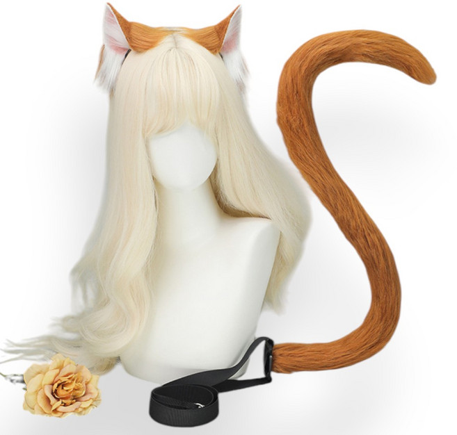 섹시냥 고양이 귀 꼬리 코스튬 세트 할로윈 파티 코스프레 섹시