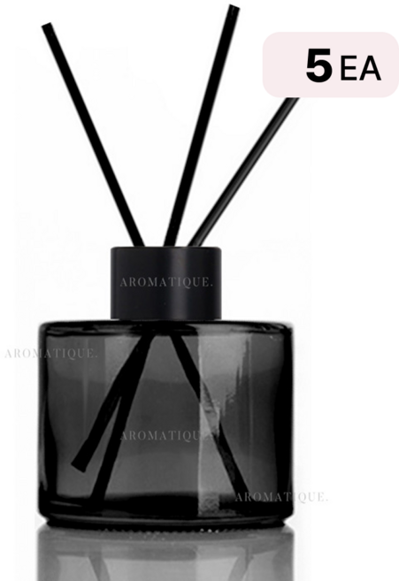 디퓨저 용기 심플 원형 공병 유리 실내 DIY 만들기, 5개, 100ml, 원형(DG)