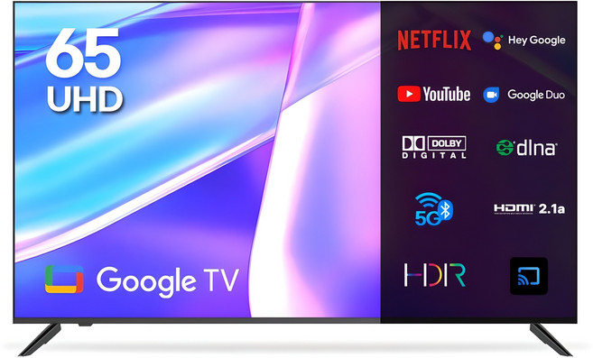 이노스 4K UHD LED 제로 베젤 스마트 TV, 164cm(65인치), S6501KU, 스탠드형, 고객직접설치
