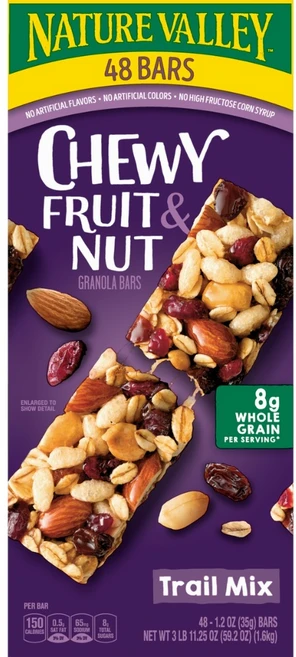 네이쳐밸리 츄이 프루트 & 넛 트레일 믹스 48개입, 1.6kg, 1개 - 쿠팡