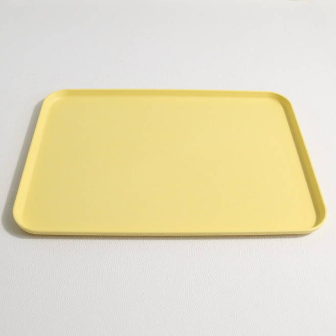 드림계곡 반려동물 마카롱 누식 방지 식기 매트, 1개, S 노란색