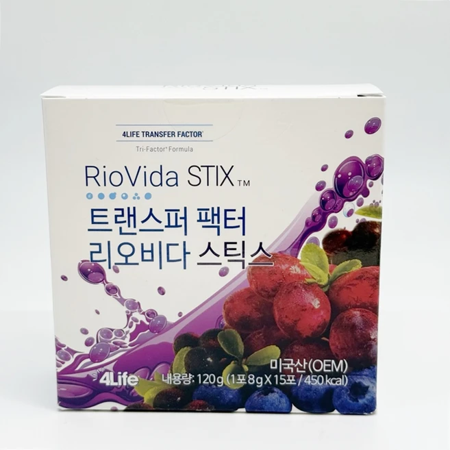 포라이프 4life 트랜스퍼 팩터 리오비다 스틱스, 120g, 1개 - 쿠팡