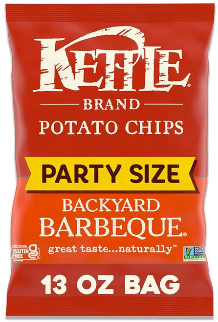 케틀 브랜드 감자칩 크링클 컷 딜 피클 케틀 칩 7.5온스, 1 Backyard Barbeque