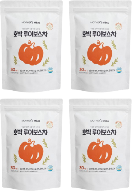 마더스밀 임산부 호박 루이보스차 (1.5gx30ea) 4개, 1.5g, 30개입