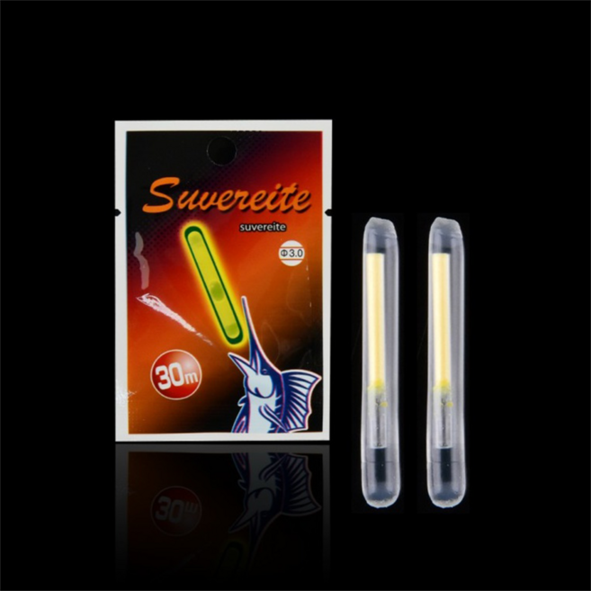 [오기몰] 캐미 라이트 일자형 방울형 끝보기 캐미 야광 찌 릴대 낚시 소품 찌 채비, 일자형 캐미라이트 3mm, 1개