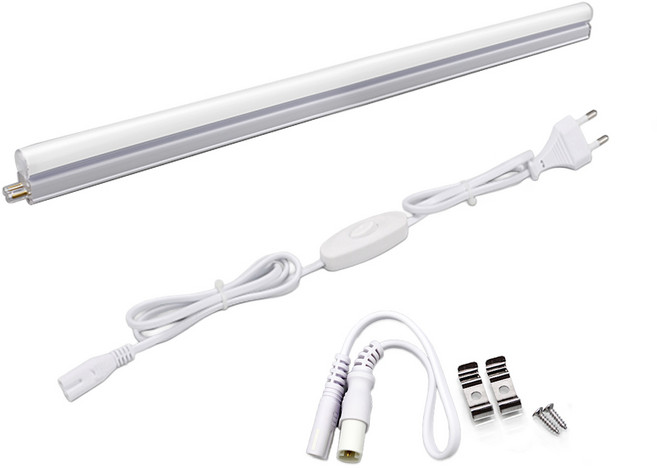 간접조명 LED T5 고정형등기구 900mm + 전원코드선 1세트, 주광색