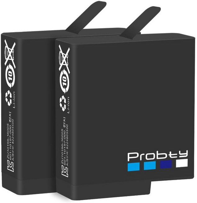 GoPro-Hero5 hero6 hero7 1680mAh 배터리 GoPro hero 5 6 7 Hero5 AHDBT 501 배터리 용 블랙 Bateria Akku, 01 2 pcs battery