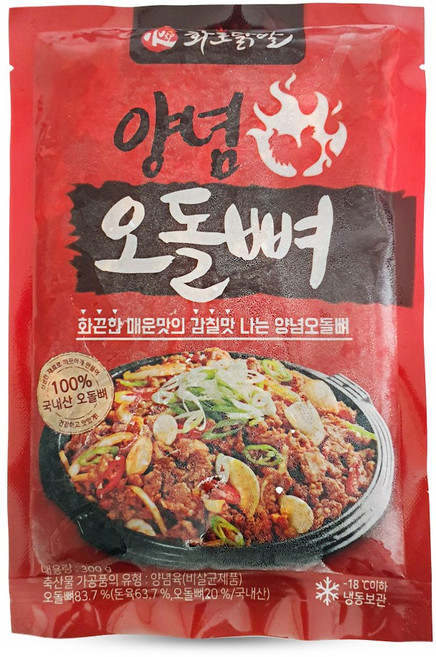 다우린 화로 양념 오돌뼈 1팩 300g, 1개