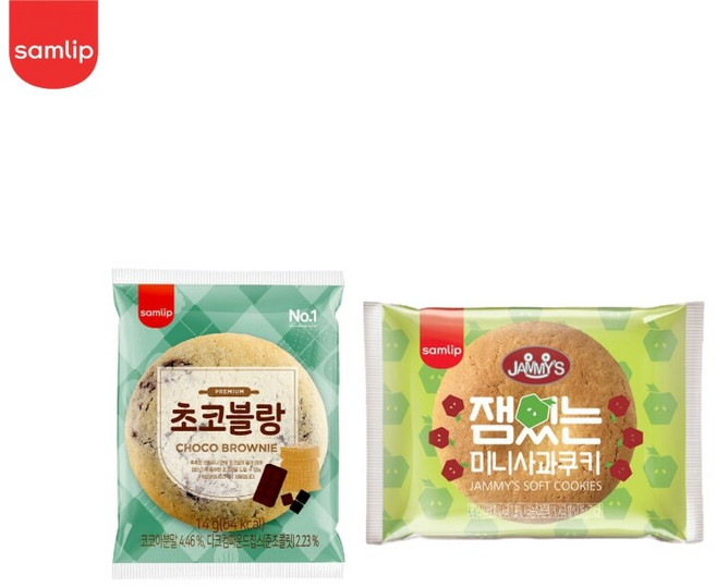 삼립 초코블랑 30입+미니 사과쿠키 30입, 30개, 30g