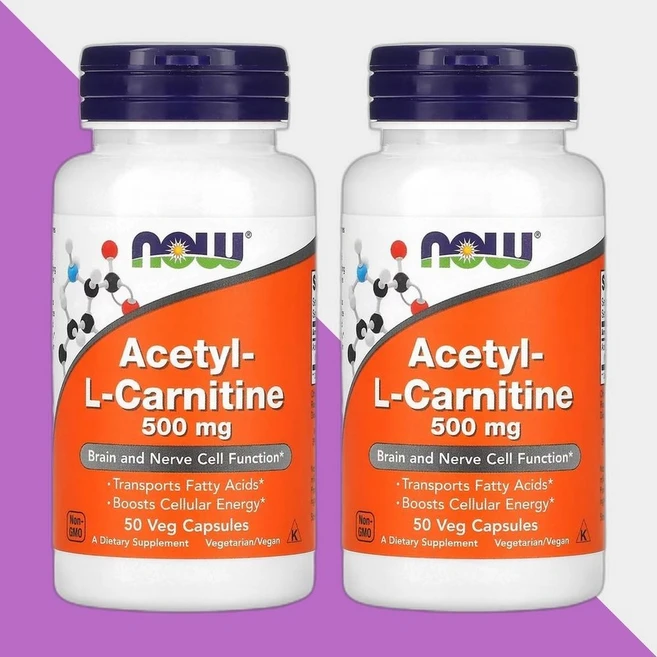 나우푸드 아세틸 L-카르니틴 500mg 베지 캡슐, 50정, 2개 - 쿠팡