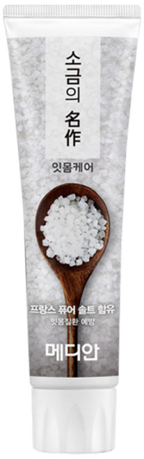 메디안 소금의명작 치약, 120g, 1개