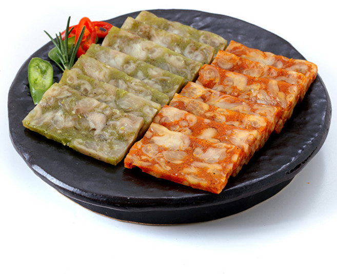 닭발편육 강원도 태백 수제 알록달록 맛 간편 매콤 쫀득 편육 야식 술안주, 알록달록맛, 1kg, 1개