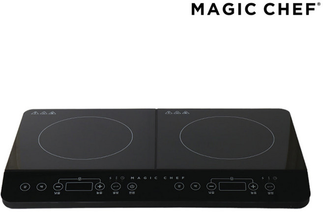 매직쉐프 인덕션 LMIR-KP3500BK 2구 터치식 타이머기능 차일드락 3500W 블랙, 일반형