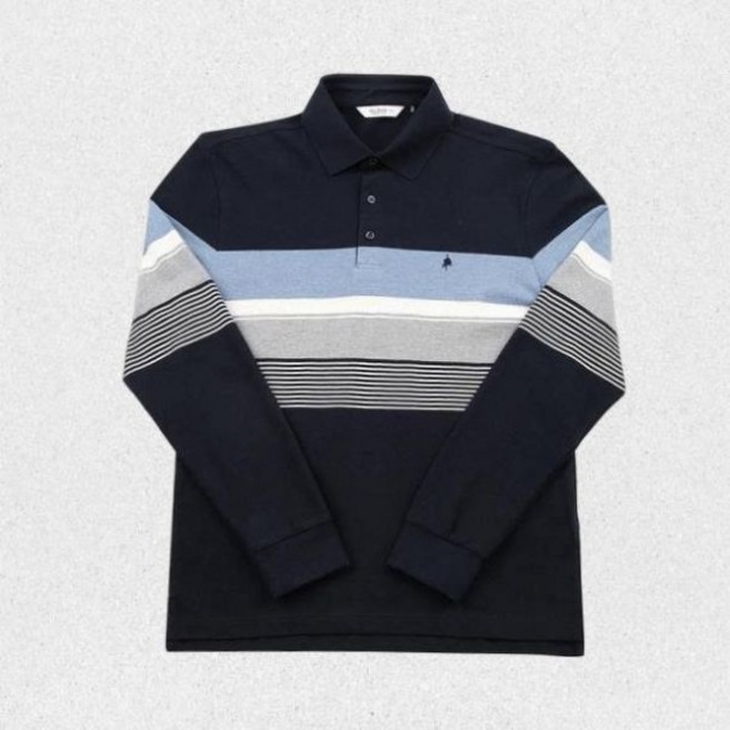 매장정품 올젠 OLZEN 올젠긴팔남성 코튼면100리플 티에리 카라티ZOE3TT13022종택1 ZOE3TT1302 1452923