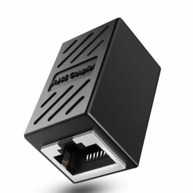 RJ45 이더넷 커플러 8P8C - CAT7 호환 - 기가비트 랜 케이블 연장 연결용 커넥터, 1개