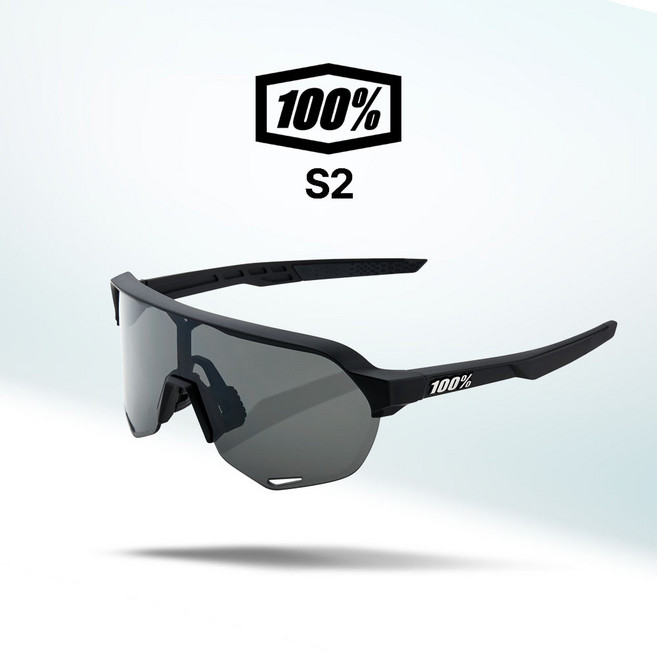 100% 고글 S2 자전거 야구 골프 스포츠 선글라스 100퍼센트 100프로(06), 01.소프트택트블랙/스모크(00), 1개