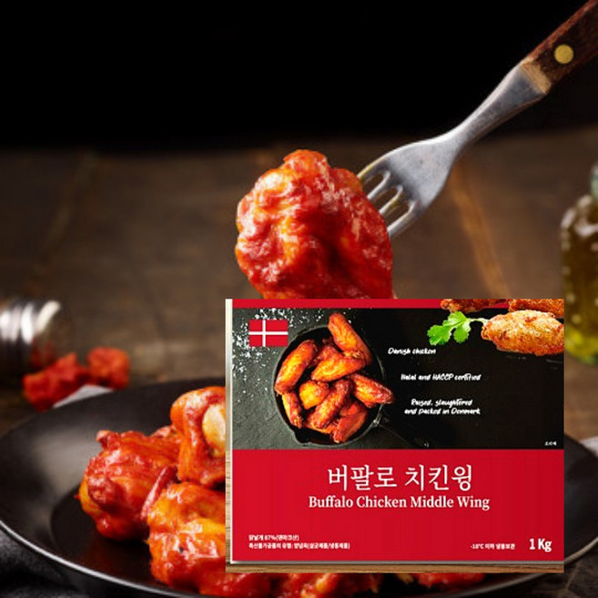 덴포 버팔로 치킨봉 1kg, 1개