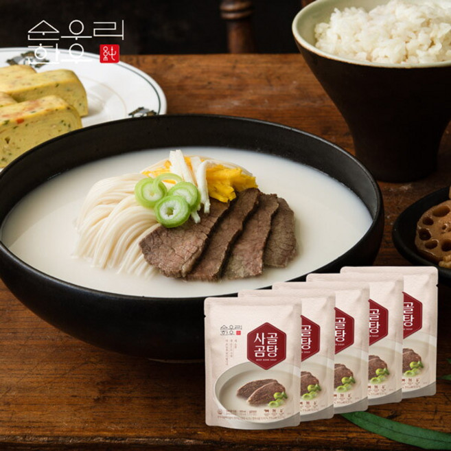 [순우리한우] 한우 사골곰탕 500ml 5팩, 주문선택:사골곰탕 500ml 5팩, 상세 설명 참조