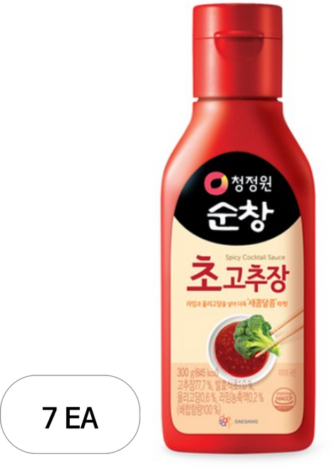 청정원 순창 초고추장, 300g, 7개
