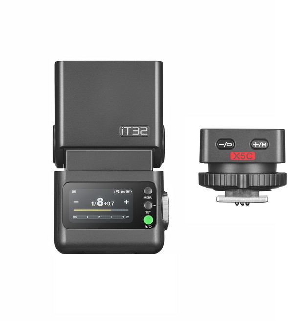 고독스 IT32 TTL 카메라 플래시, 1개, Godox-IT32+X5-C