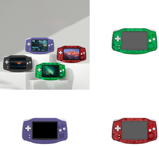 앤버닉 ANBERNIC RG34XX 휴대용 레트로 게임기 3.4인치스크린 3500mah긴항속 linux64시스템 트루펙트신상, RG34XX본체-블랙