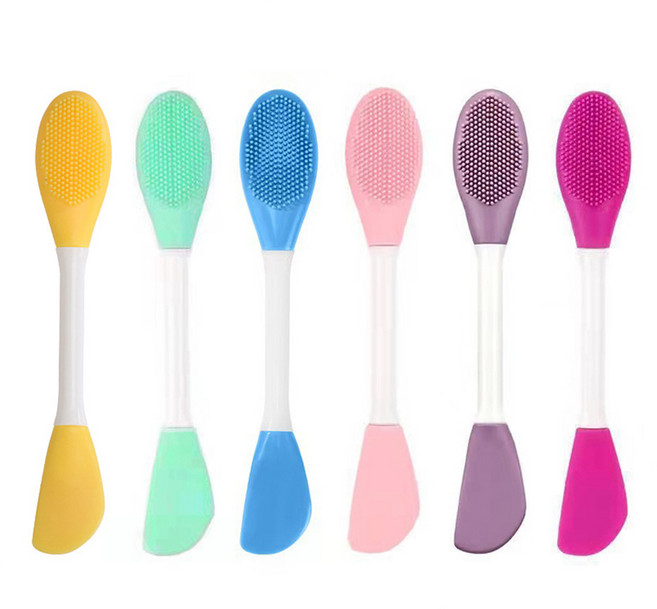 엠엔피 양면 실리콘 팩브러쉬 6개입, 1개, 혼합