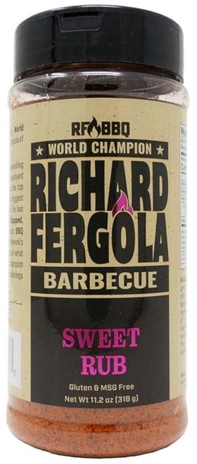 Richard Fergola BBQ - Sweet Rub 월드 챔피언 라지 317.5g(11.1온스) 251899, Richard Fergola BBQ - Sweet Ru - 쿠팡