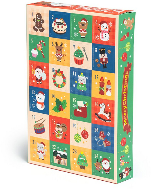 민화샵 크리스마스 어드벤트 캘린더 만들기, 1개, 크리스마스 어드벤트 캘린더 I2500480