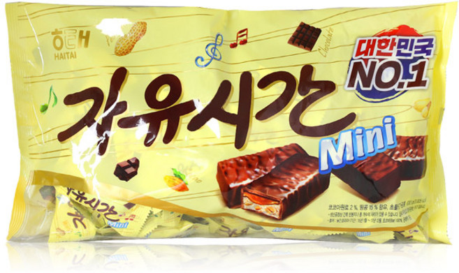 자유시간 mini 초콜릿, 630g, 6개