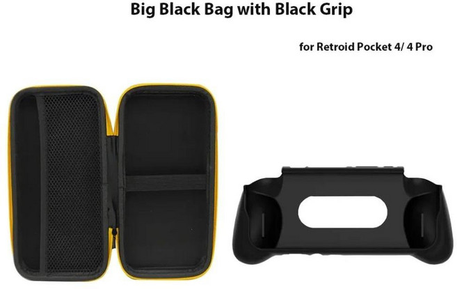 레트로이드 포켓 프로 케이스 보관 가방 캐리, 5) with 4 pro Grip BK, 1개