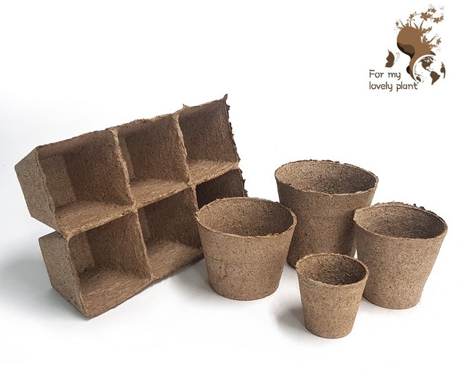 지피원형포트 6 8cm 토양에서 100% 분해되는 친환경 포트, 지피원형포트 8*8cm, 1개