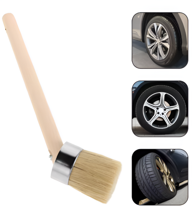 (이벤트) 타이어크림용솔 비드왁스붓 타이어크림솔 브러쉬, 타이어크림 솔, 1개