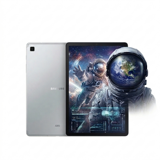 삼성 중고 갤럭시탭 S5e Wi-Fi전용 RAM 4GB / 64GB + SD카드 64GB (SM-T720), 실버