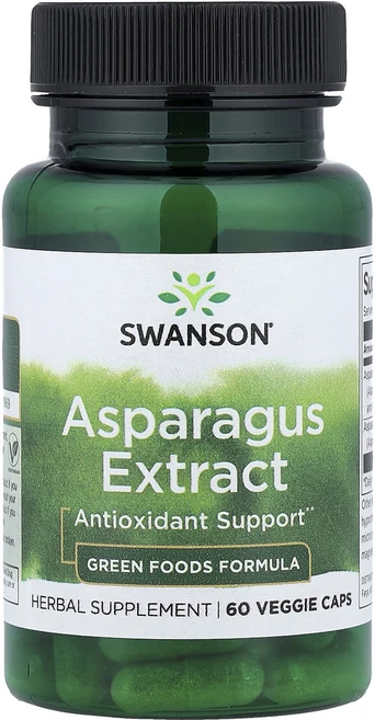 Swanson 스완슨 아스파라거스 뿌리 추출물 60베지캡슐 3세트, 3개, 60정 - 쿠팡