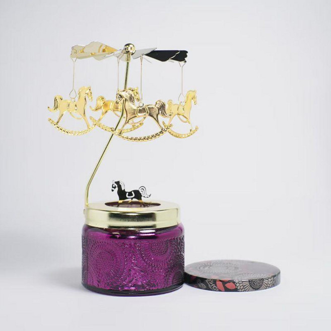 無品牌 香薰蠟燭 星空杯蠟燭 孕婦家用持久浪漫生日結婚禮物, 1個, 小杯法國紫色薰衣草