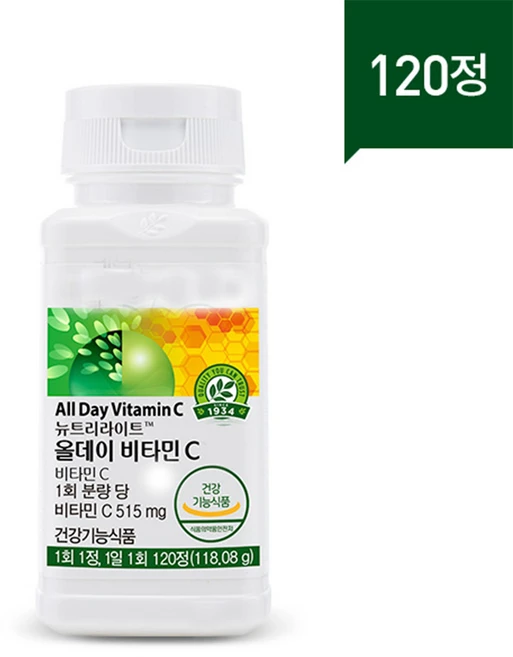 암웨이 올데이 비타민C (더 나은), 1개, 120정 - 쿠팡