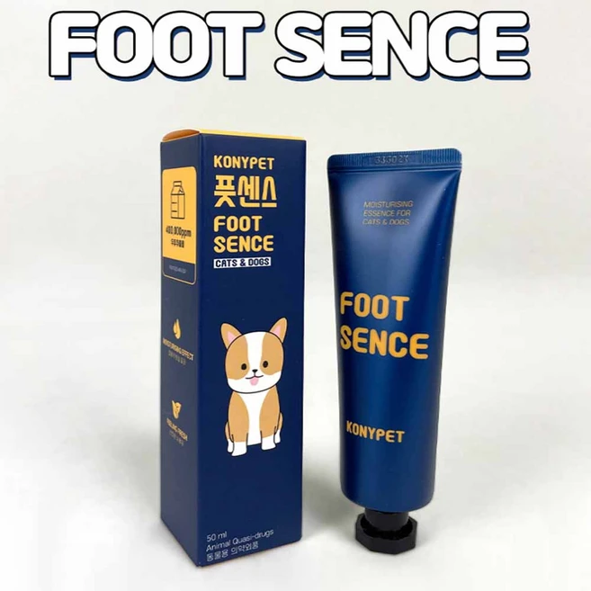 코니펫 풋센스 반려동물(강아지/고양이) 저자극 풋케어 발바닥 보습제, 1개, 50ml - 쿠팡