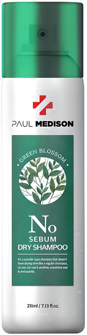 폴메디슨 시그니처 노세범 드라이 샴푸 그린블라썸향, 1개, 211ml
