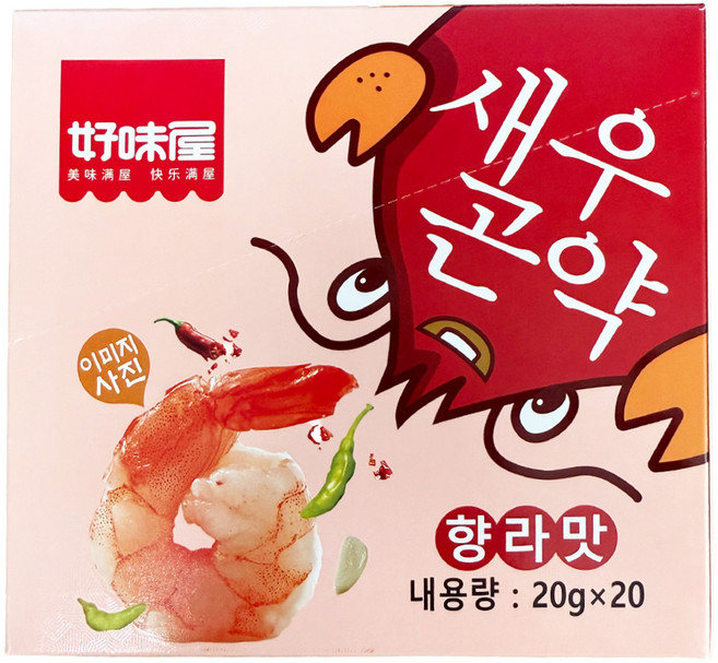 <동성무역> 수샤런 새우곤약 향라맛 400g*2, 400g, 2박스
