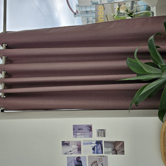 99.99%차단 암막커튼 + 초강력 커튼압축봉 세트